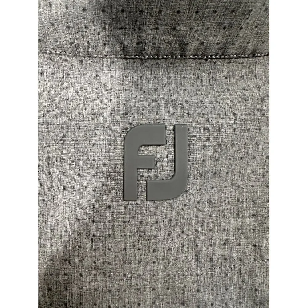 FootJoy FJ Men's Quarter Zip Golf Pullover Gray TPC Piper Glen Logo Size XL